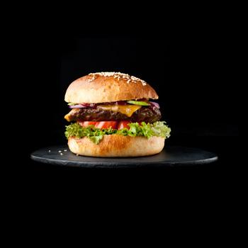 Hamburger with cheese Hamburger with cheese
