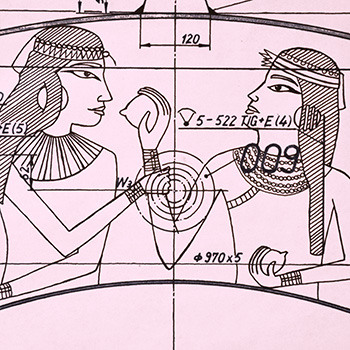 Ancient Egyptian drawing Ancient Egyptian drawing