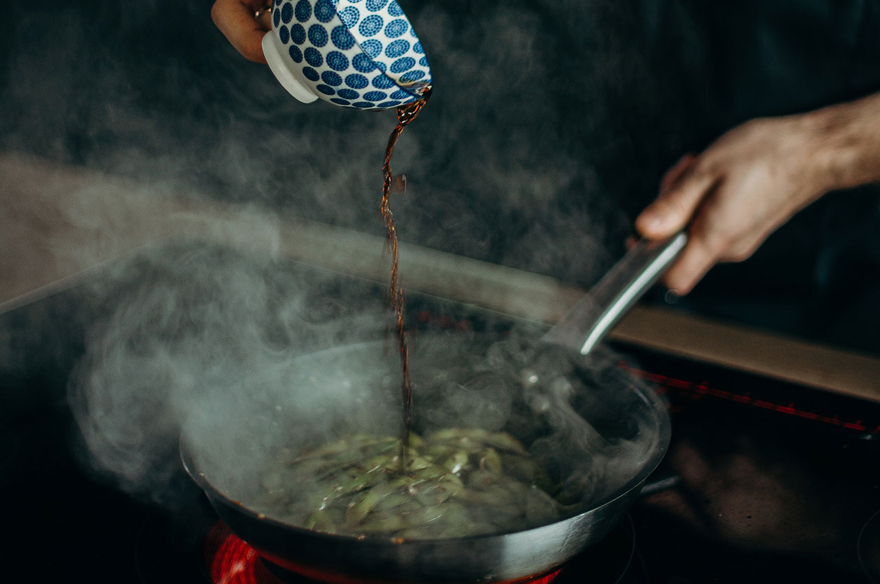 Adding Soy To Dish