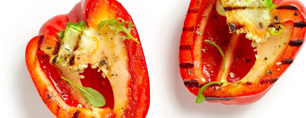 Roasted bell pepper