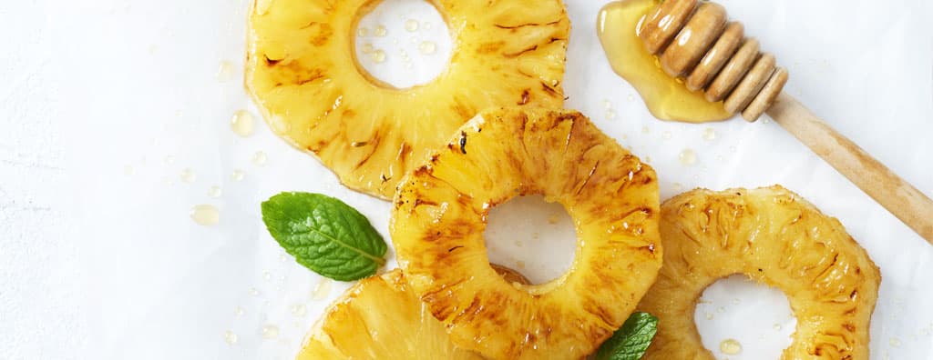 Roasted pineapple